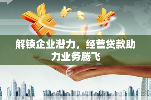 连云解锁企业潜力，经营贷款助力业务腾飞